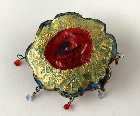 Broche bloemvormig