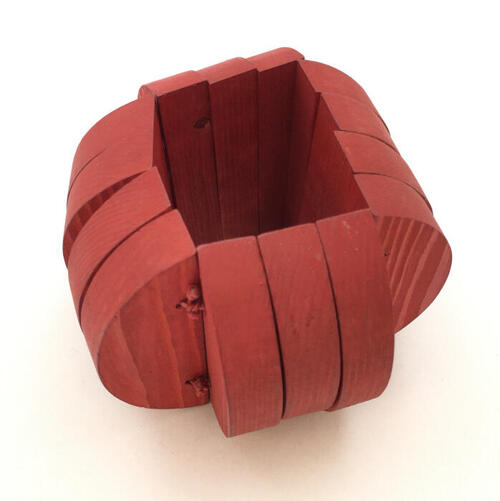 Armband van houten ovalen