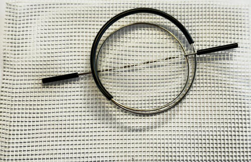 Broche cirkelvormig met een speld