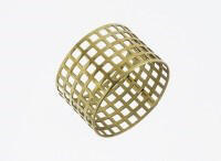 Armband van geperforeerd aluminium