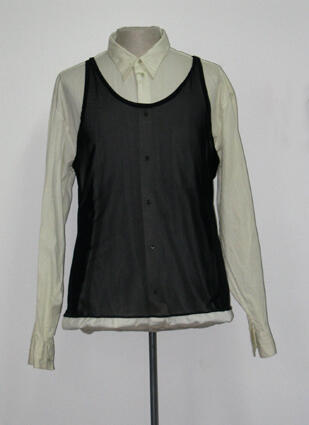 Herenoverhemd met singlet