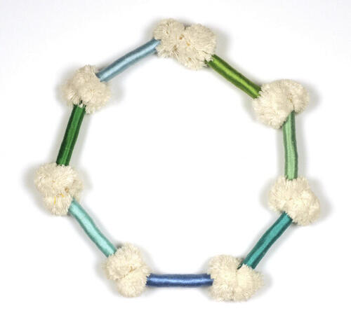 Ketting van omwonden strengen draad