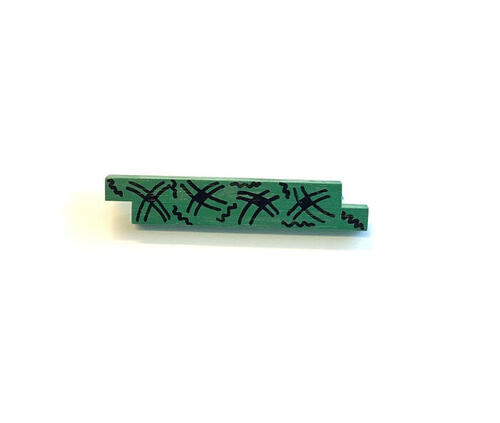 Staafjesbroche met streepjes