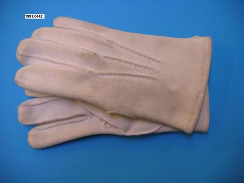 Handschoenen in witte tricot
