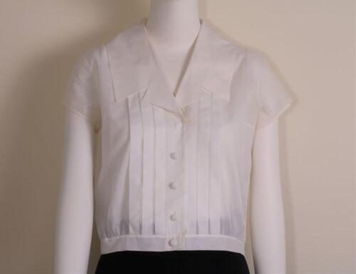 Blouse in witte katoen
