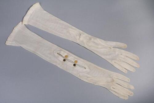 Lange handschoenen in fijn gaaskatoen