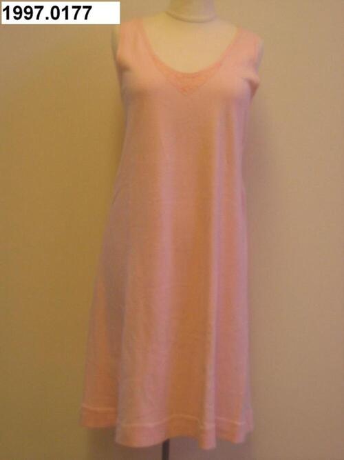 Onderjurk in roze, tricot interlock