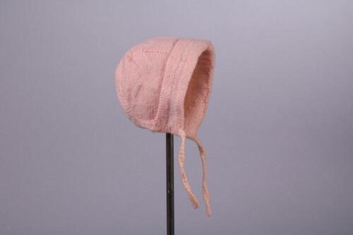 Muts in roze wol