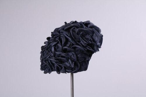 Hoed in donkerblauwe nylon