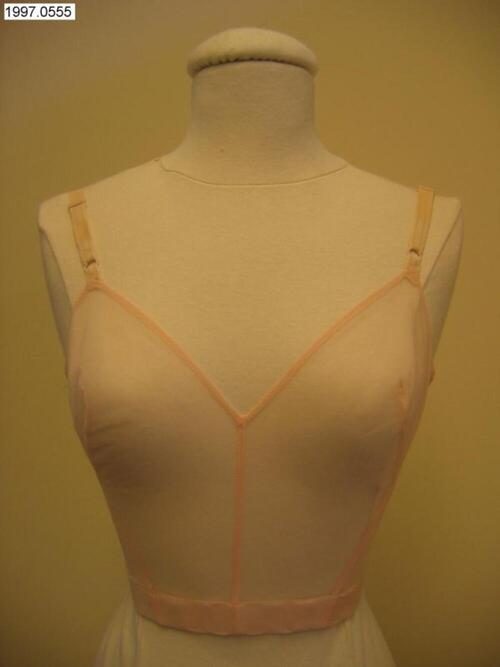 Bustehouder  in roze transparante nylon