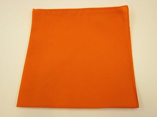 Foulard in effen, oranje zijde
