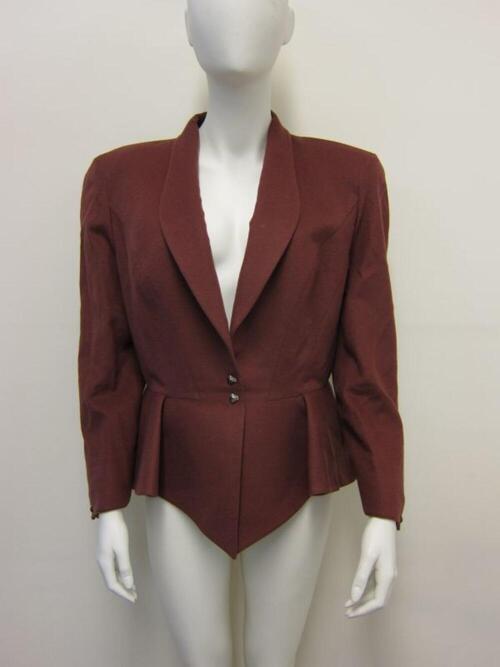 Blazer in roestbruine wol