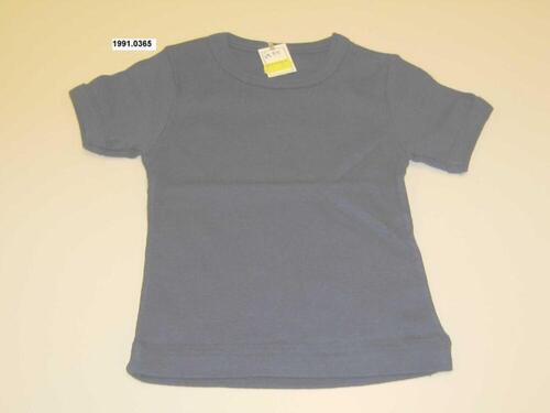 T-shirt in donkerblauwe katoen