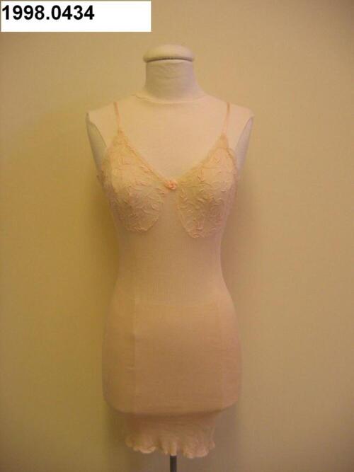 Onderhemd in roze stretchgaren