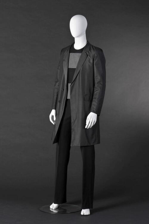 Ensemble bestaande uit mantel, gilet en broek