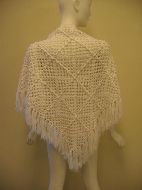 Sjaal in witte wol