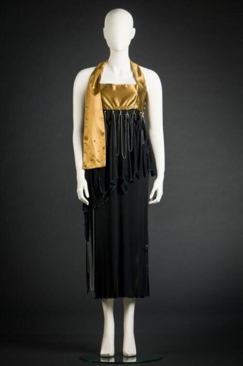 Punk safety pin dress