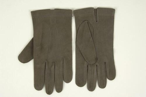 Handschoenen in grijze suède