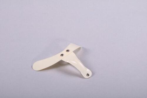Dassenhouder in ecrukleurig plastic