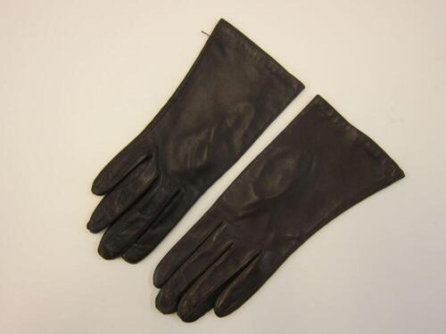Handschoenen in bruin leer