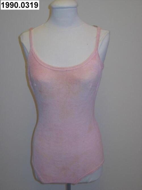 Badpak in roze badstof