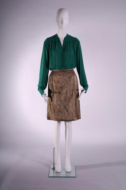 Goudkleurige rok