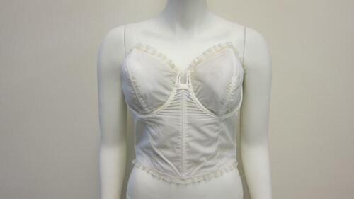 Bustier in witte nylon