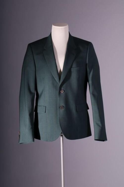 Vest met groen en zwarte prince-de-galle ruiten
