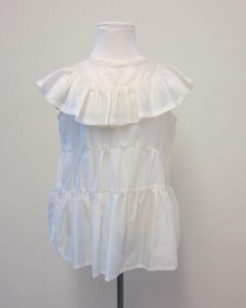 Jurk in witte nylon