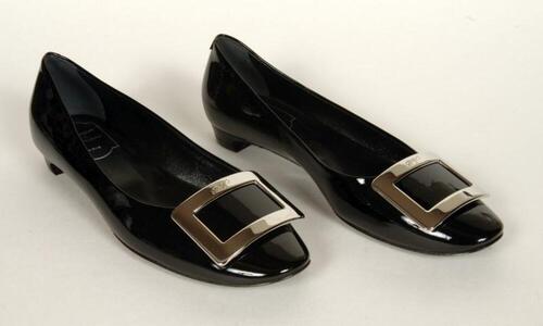 Schoenen in zwart lakleer