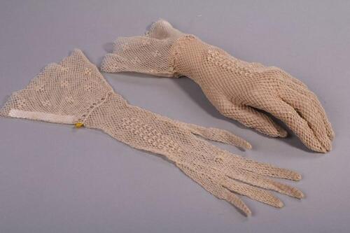 Lange gehaakte handschoenen