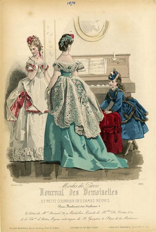Modes de Paris, Journal des Demoiselles et Petit Courrier des Dames Réunis