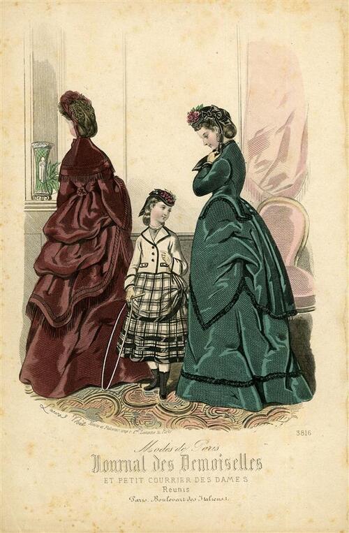 Modes de Paris, Journal des Demoiselles et Petit Courrier des Dames Réunis