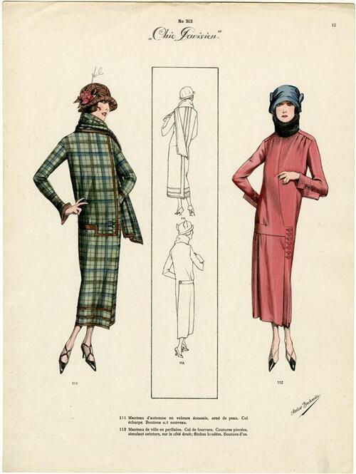 Chic Parisien, no. 313, fig. 111 en 112