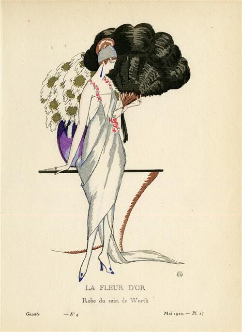 La Fleur d'Or, Robe du soir, de Worth