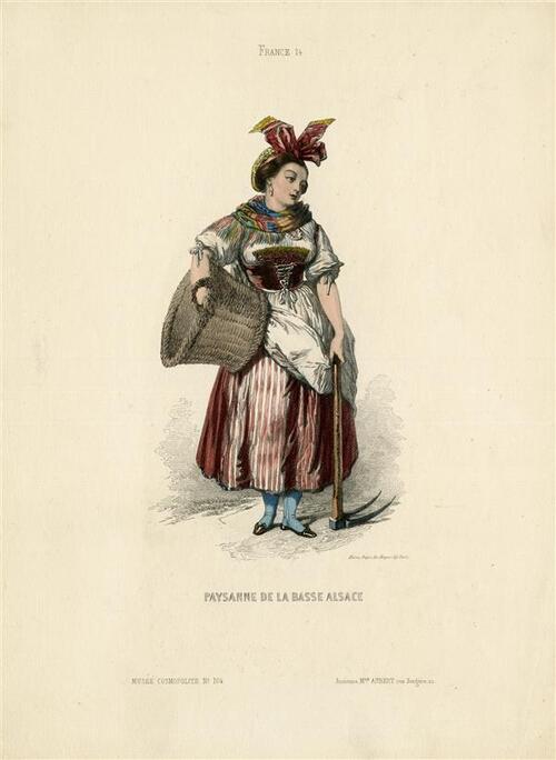 Paysanne de la Basse Alsace, France 14