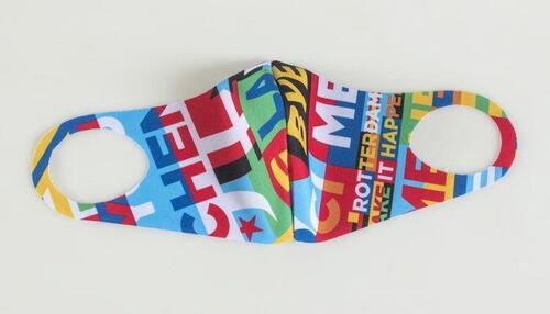 Mondkapje, merchandise voor het Eurovisie Songfestival, dat als slogan 'Sing Along City' had en in…
