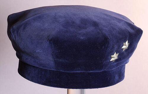 Donkerblauwe schoolbaret voor meisjes