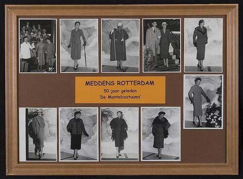 Foto´s van mantelcostuums "van 50 jaar geleden", Meddens