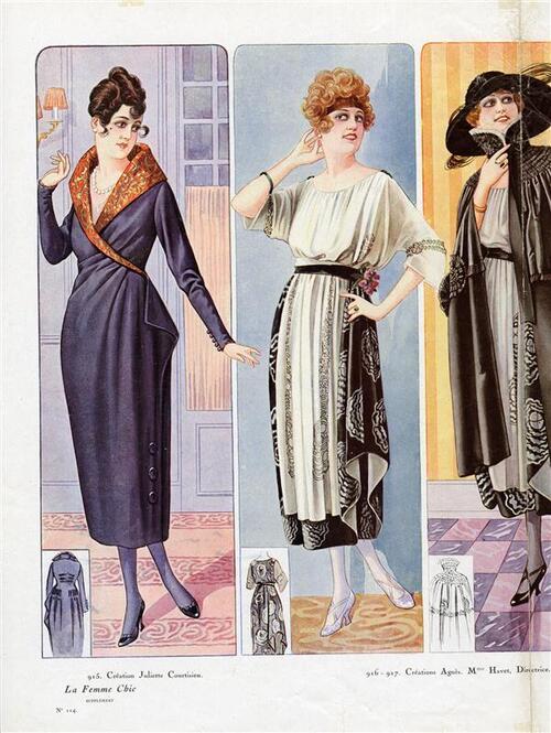 La Femme Chic, Création Juliette Courtisien; créations Agnès Mme Havet, directrice; création…