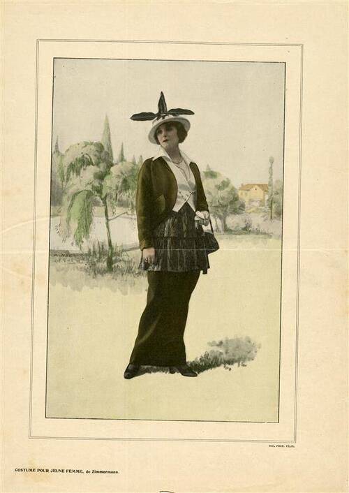 Costume pour jeune femme, de Zimmerman
