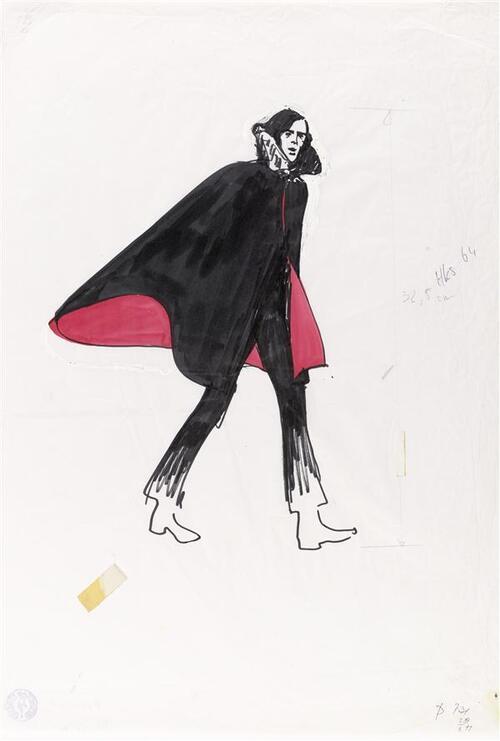 'Gruau's silhouette for winter 72/73'