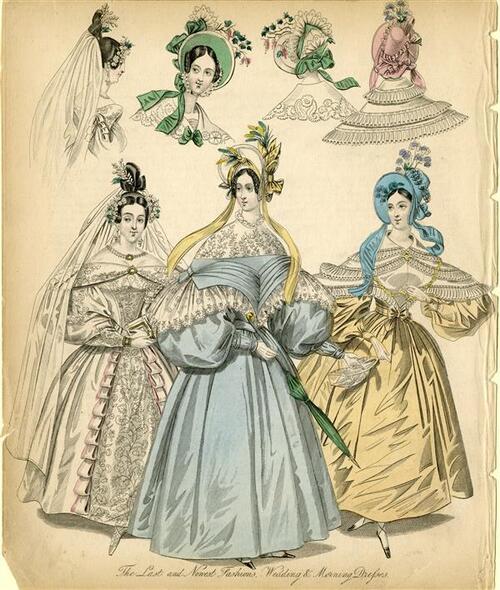 The Last and Newest Fashions, Wedding & Morning Dresses