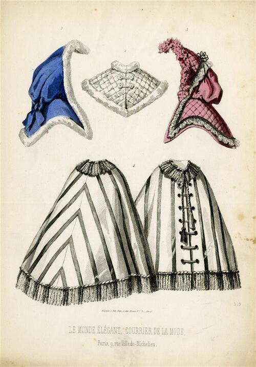 Le Monde Élégant, Courrier de la Mode