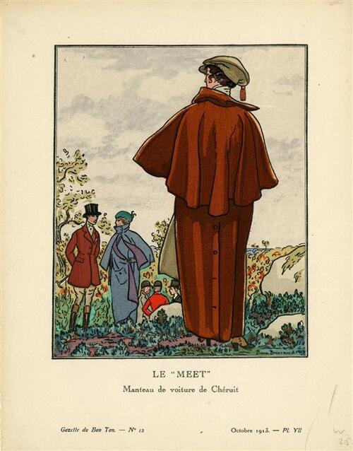 Le 'Meet', manteau de voiture de Chéruit