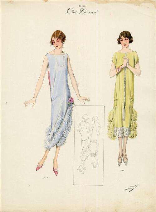 Chic Parisien, no. 315, fig. 273 en 274