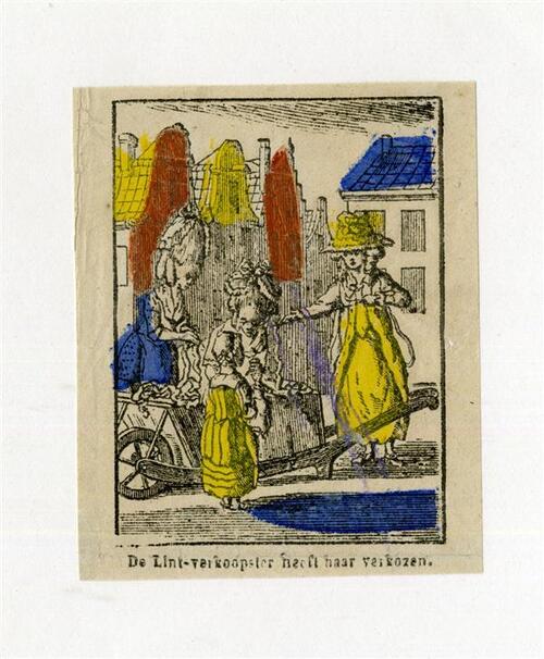 De lintverkoopster heeft haar verkozen