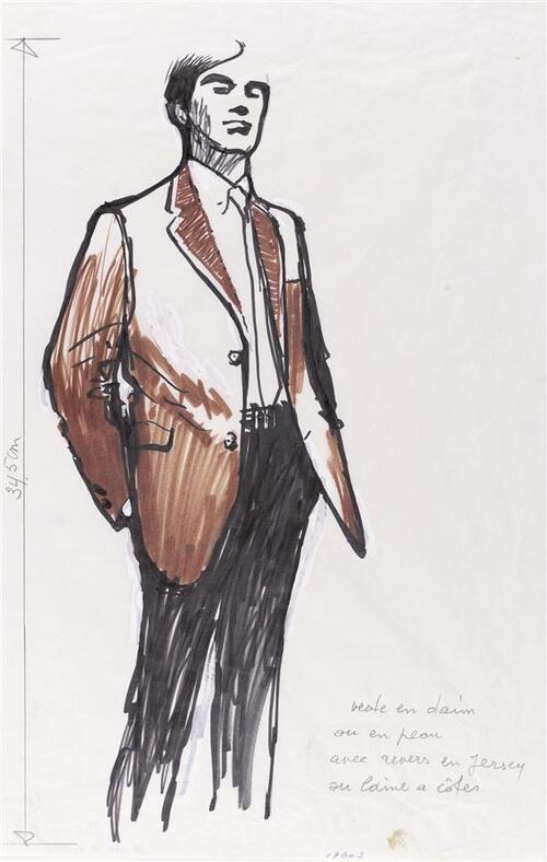'Gruau's starring in leather and suede'