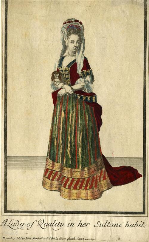 A Lady of Quality in het Sultane habit