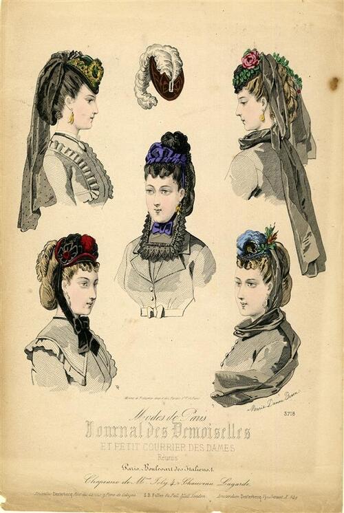 Modes de Paris, Journal des Demoiselles et Petit Courrier des Dames Réunis